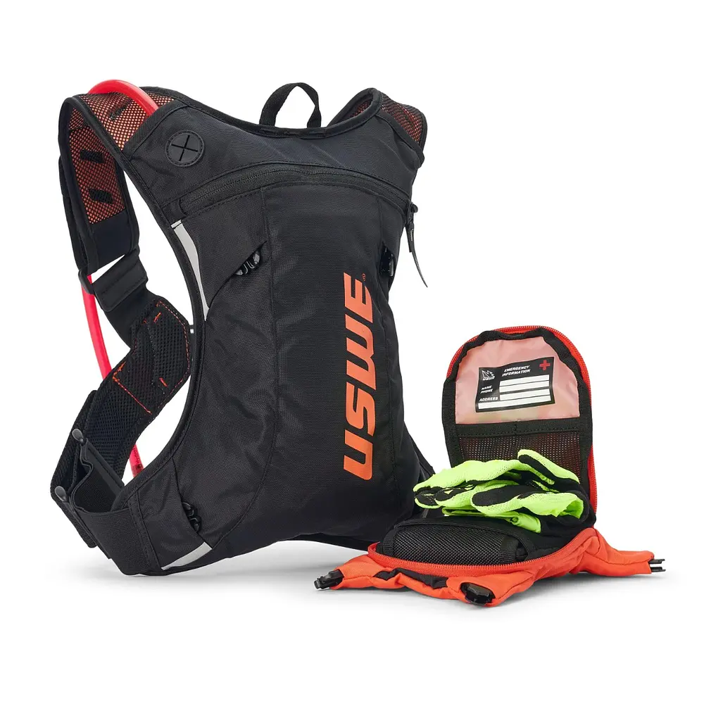 Mochila de Hidratación USWE Hydro 3L Naranjo - Image 4