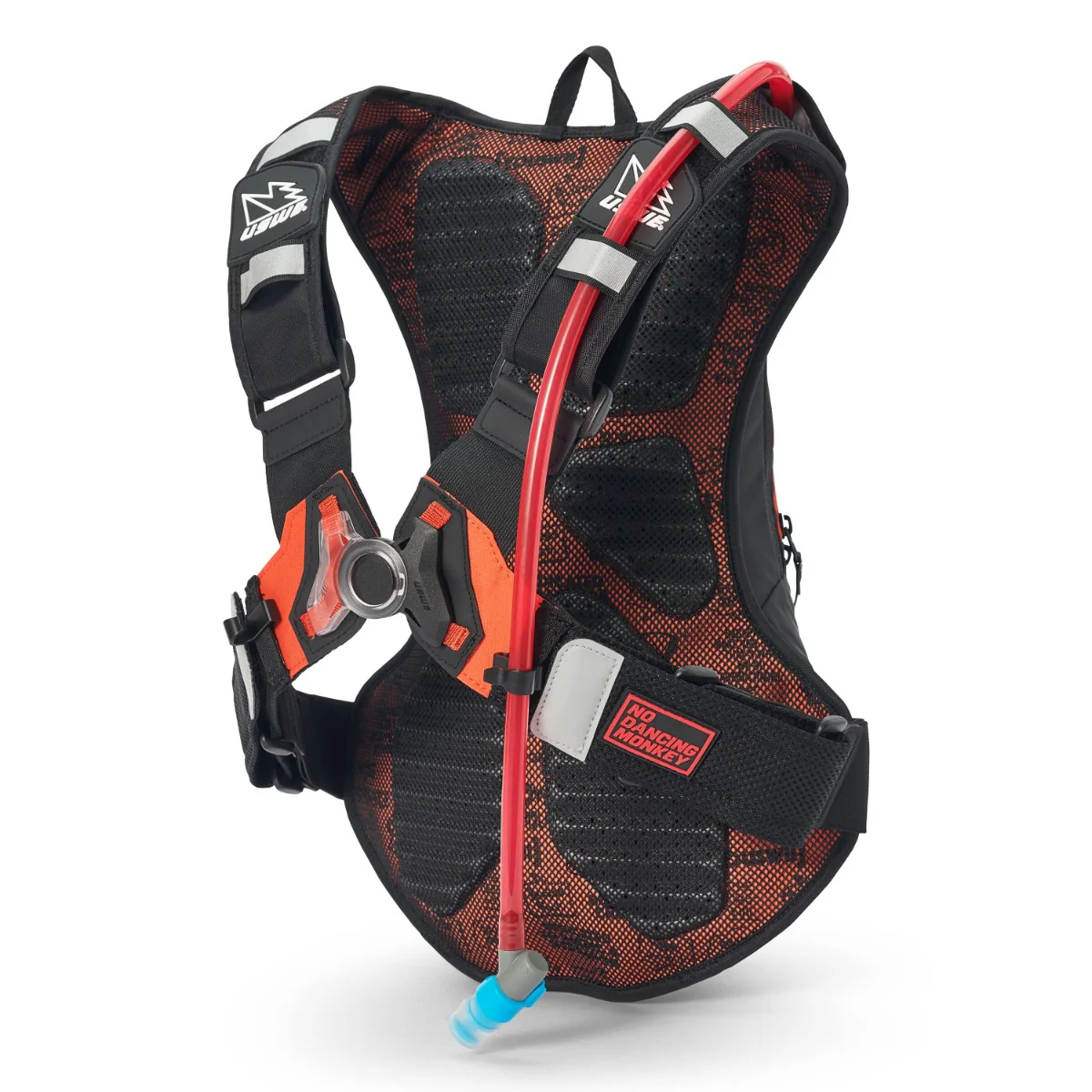 Mochila de Hidratación USWE Hydro 8L Negro Naranjo - Image 2