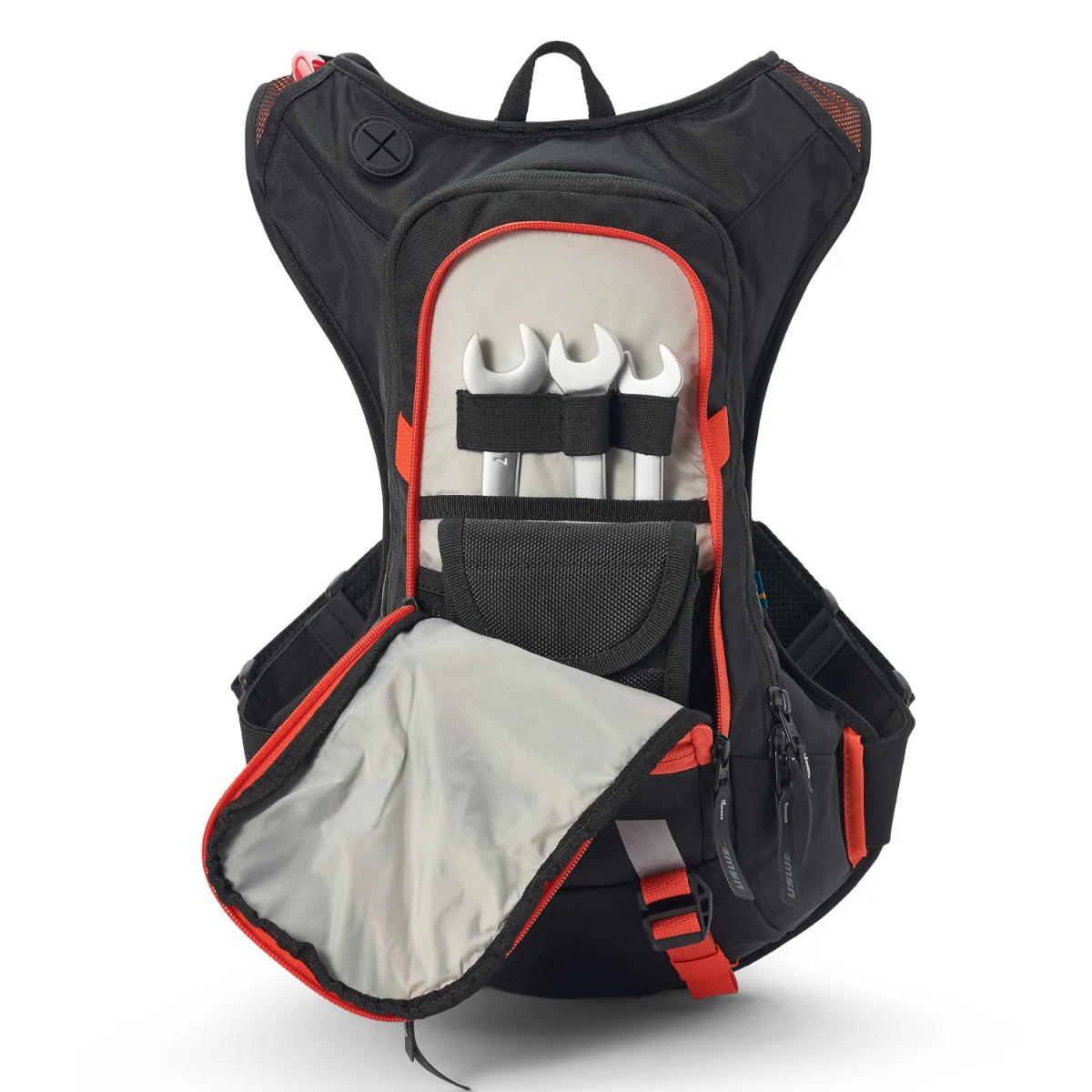 Mochila de Hidratación USWE Hydro 8L Negro Naranjo - Image 5