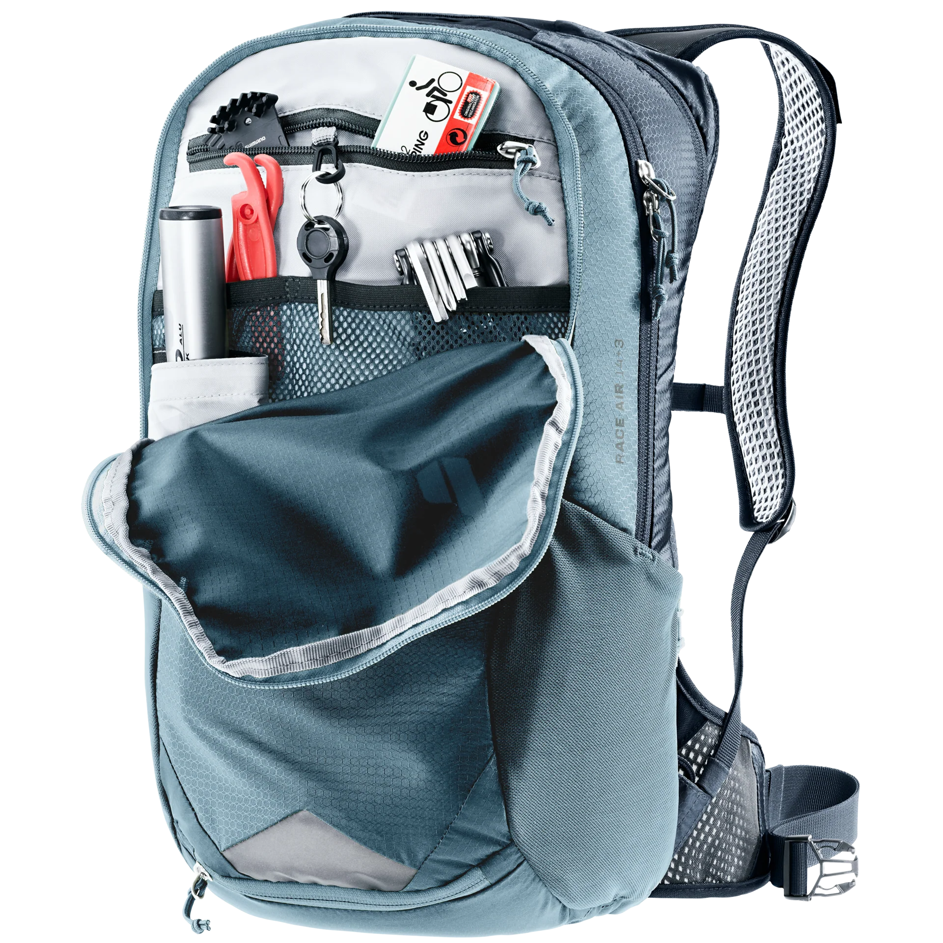 Mochila Deuter Race Air 14+3 Atlantic Ink - Image 4