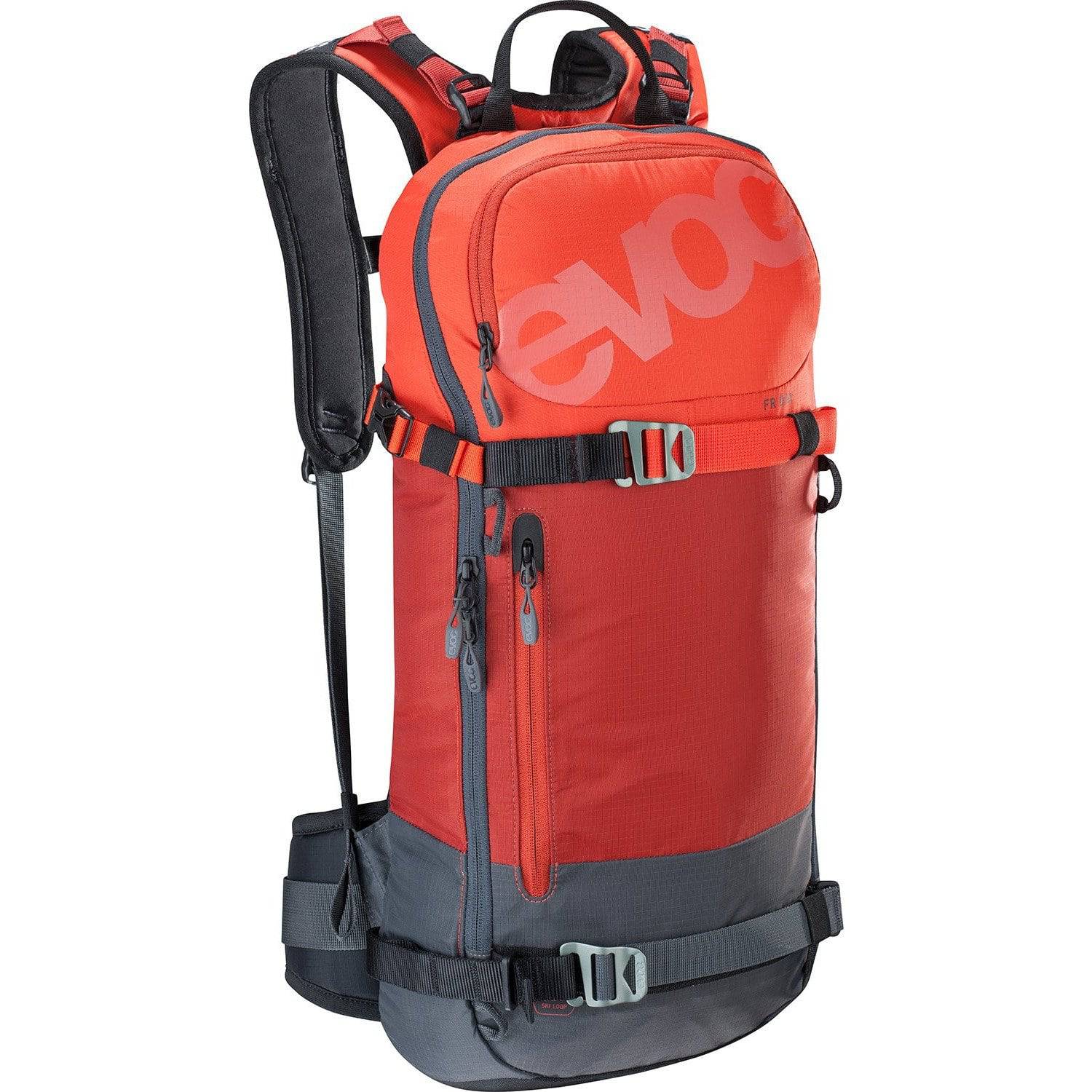 Mochila Nieve Fr Day Red/Carbon Grey M/L Evoc