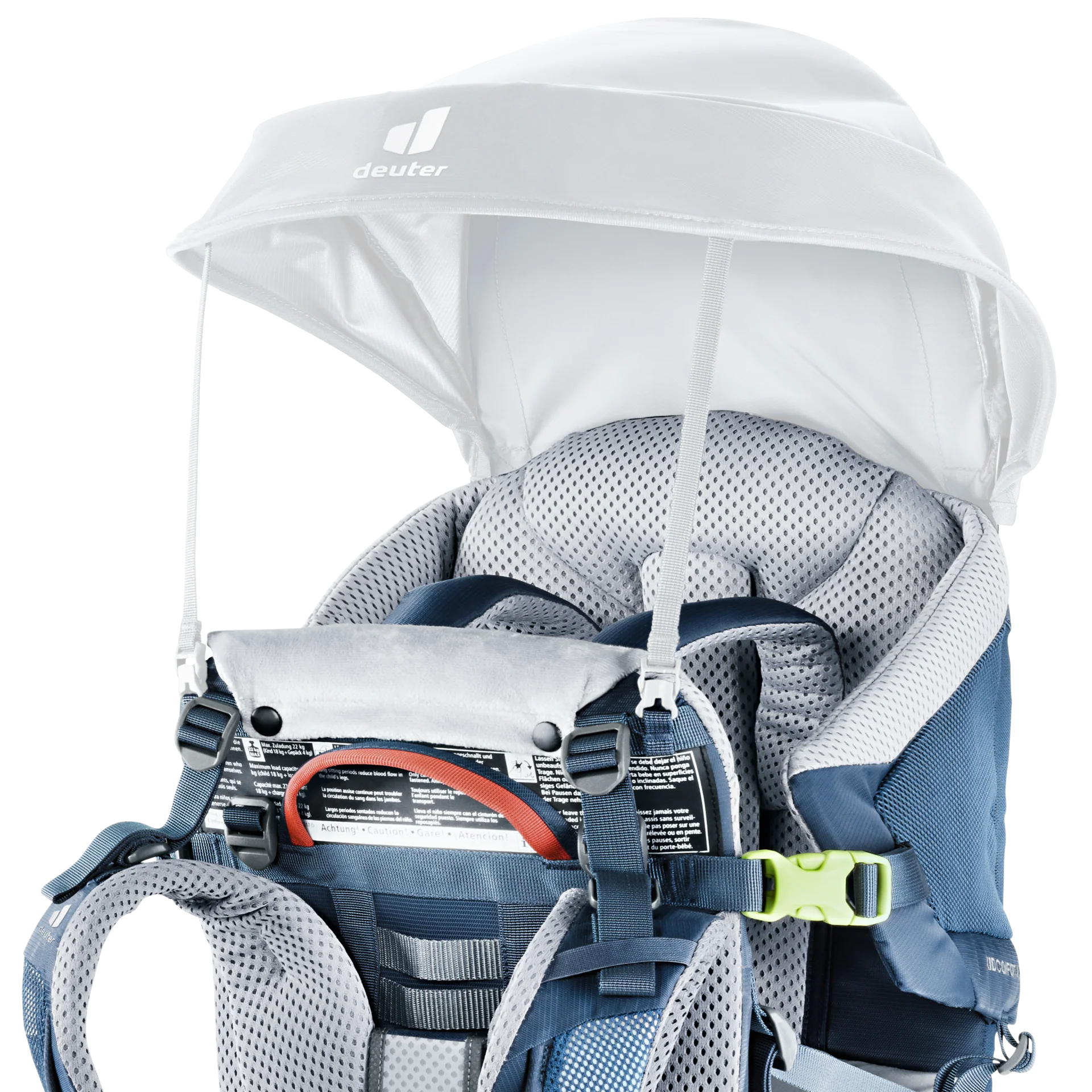 Mochila Porta Niños Deuter Kid Comfort Active Midnight + TECHO - Image 7