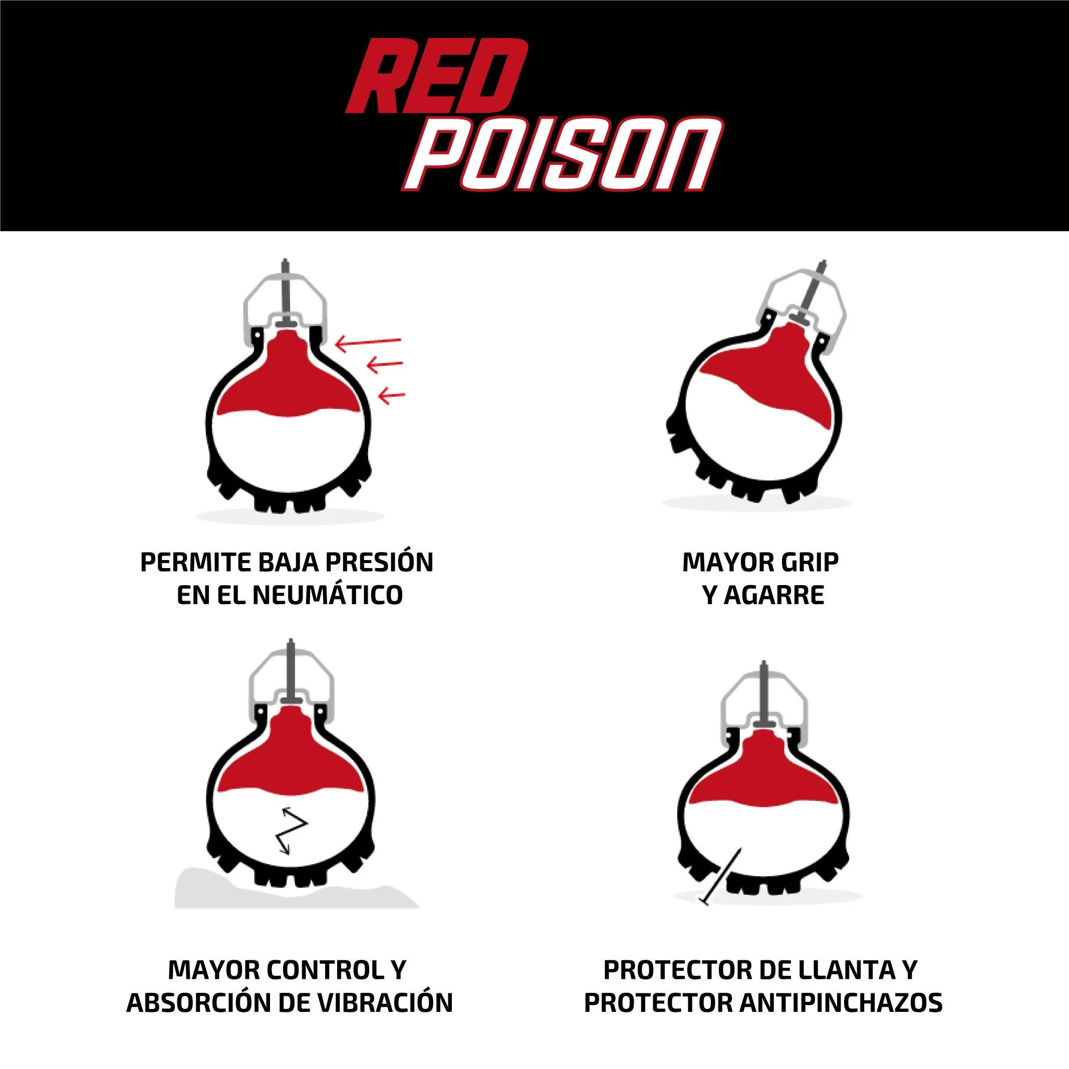 Mousse MTB Red Poison 29´ Rojo TechnoMousse - Image 3