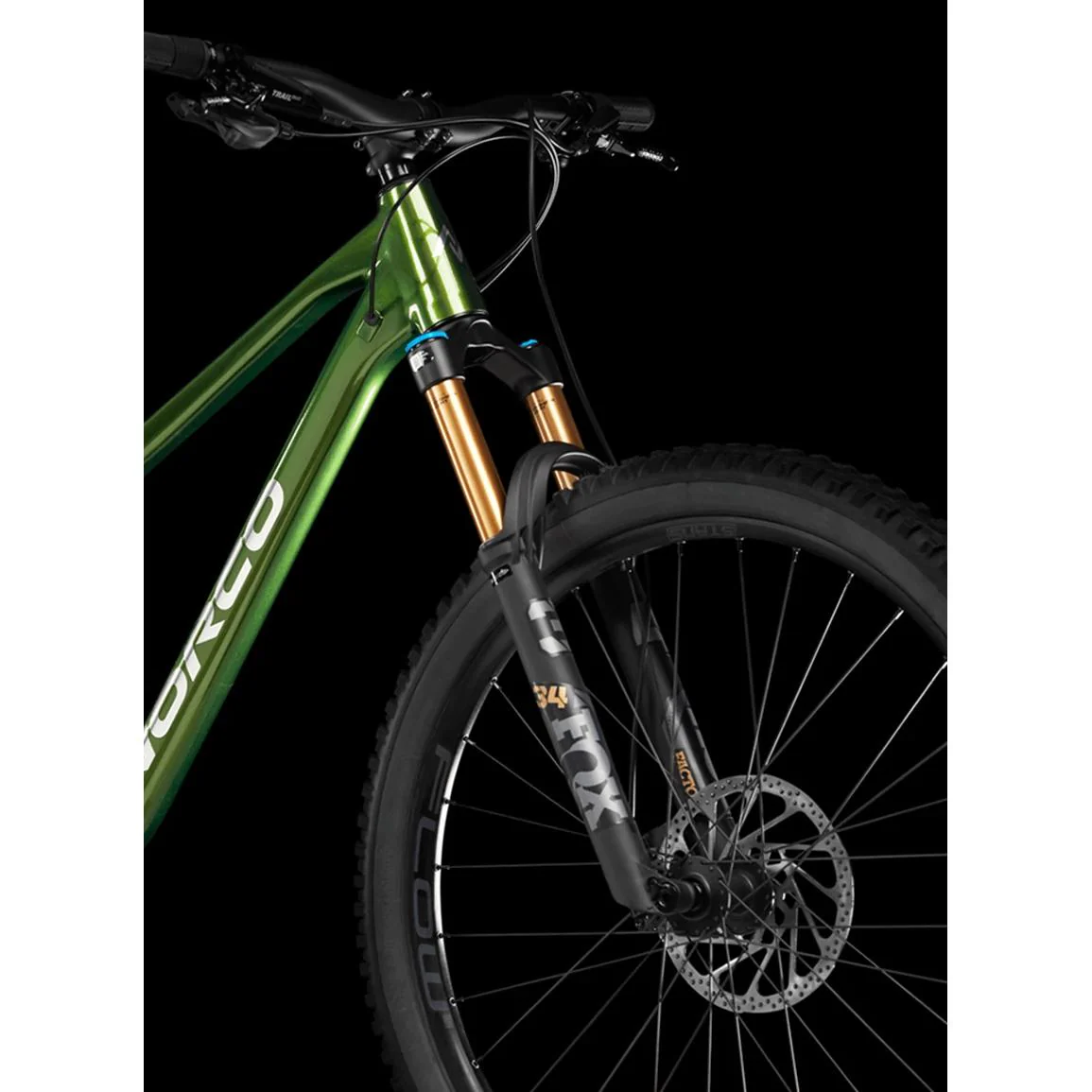 Norco Bicicleta Fluid FS 1 29" Trail Verde/Gris - Image 5