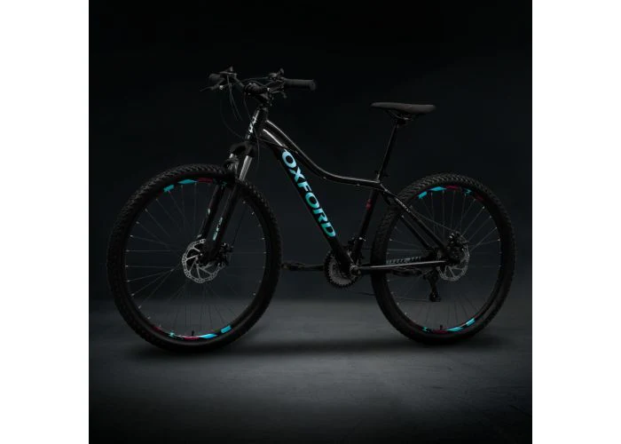 Oxford Bicicleta 27.5 Jade 18V Negro/Celeste - Image 3