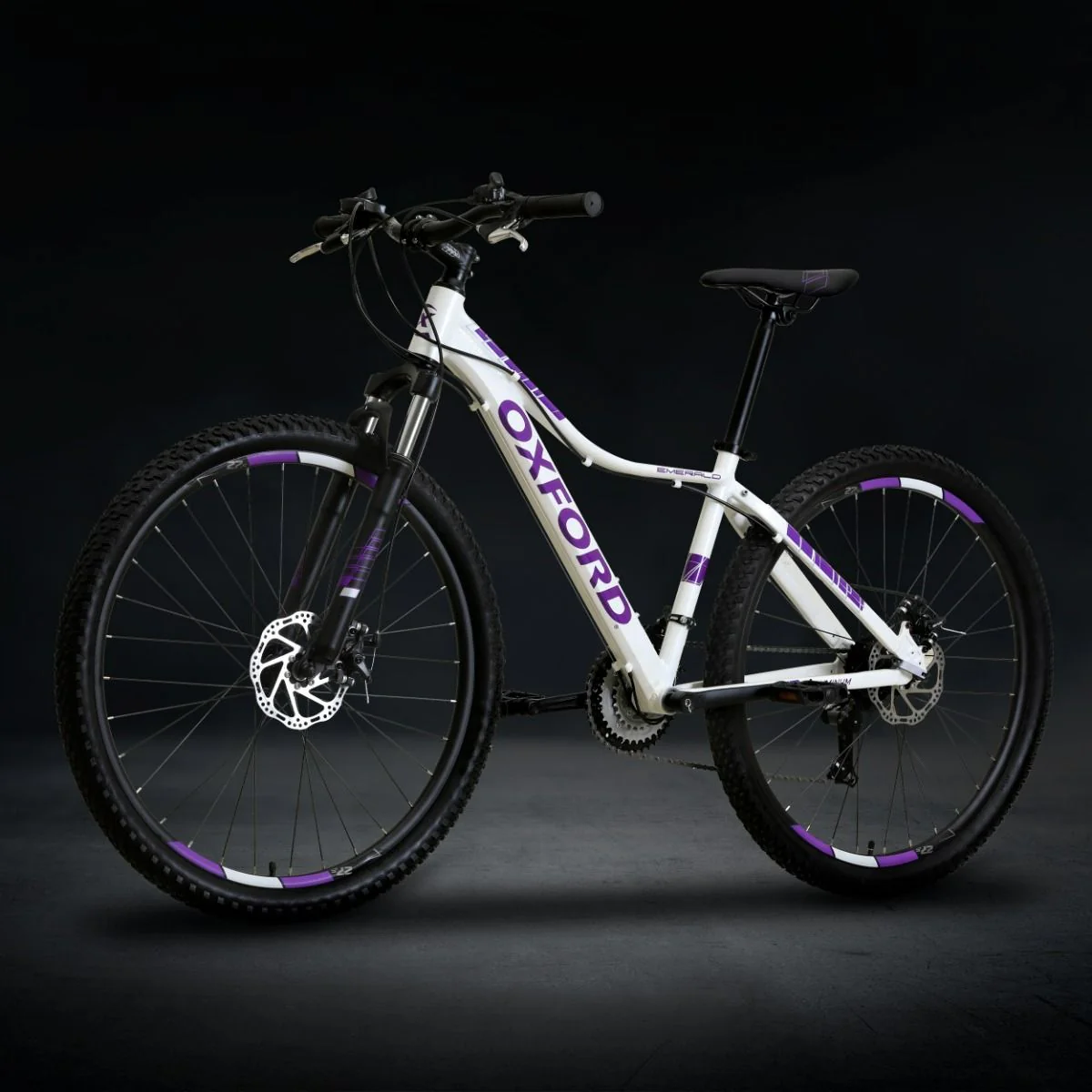 Oxford Bicicleta Aro 27.5 Emerald Mujer Blanco/Morado - Image 3