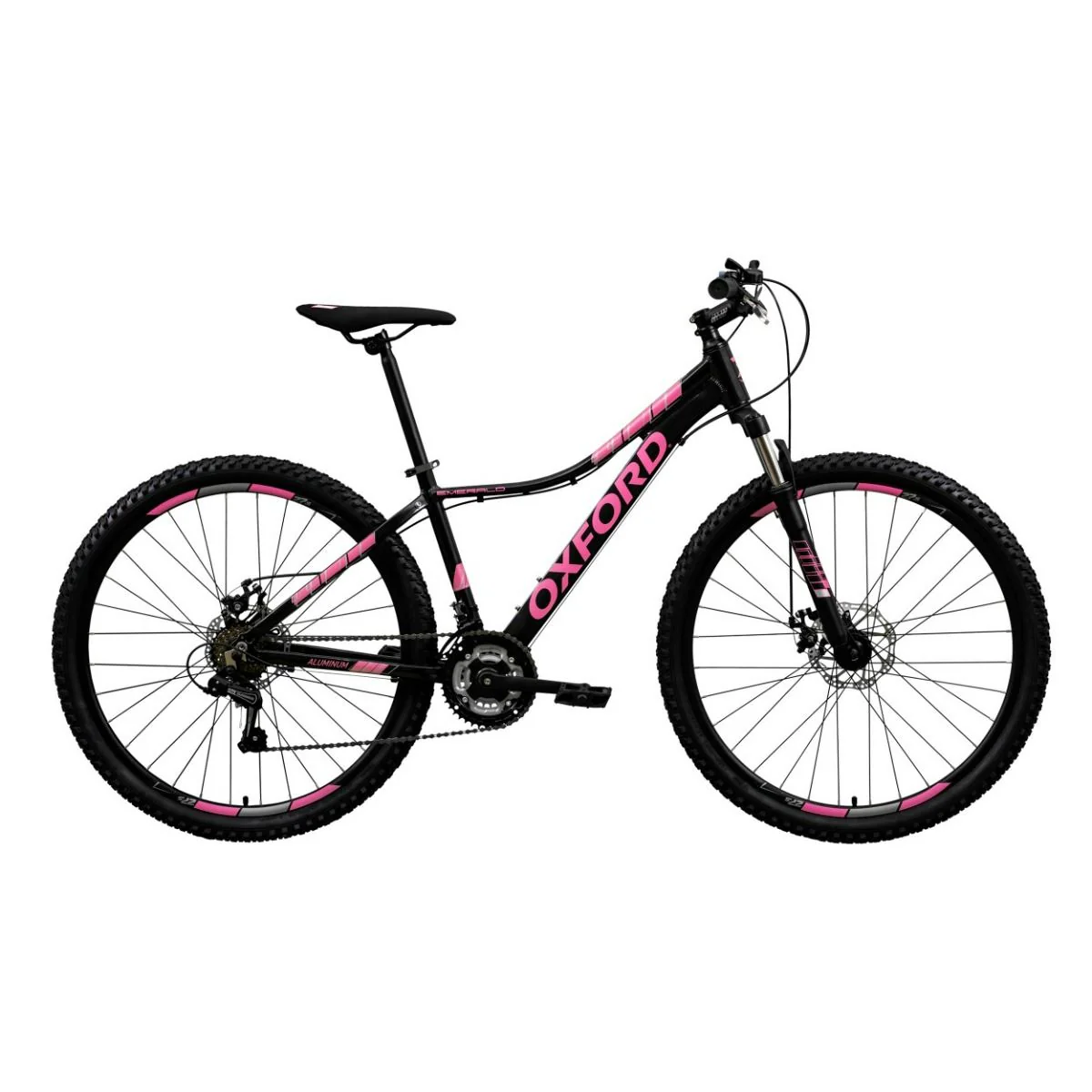 Oxford Bicicleta Aro 27.5 Emerald Mujer Negro/Fucsia