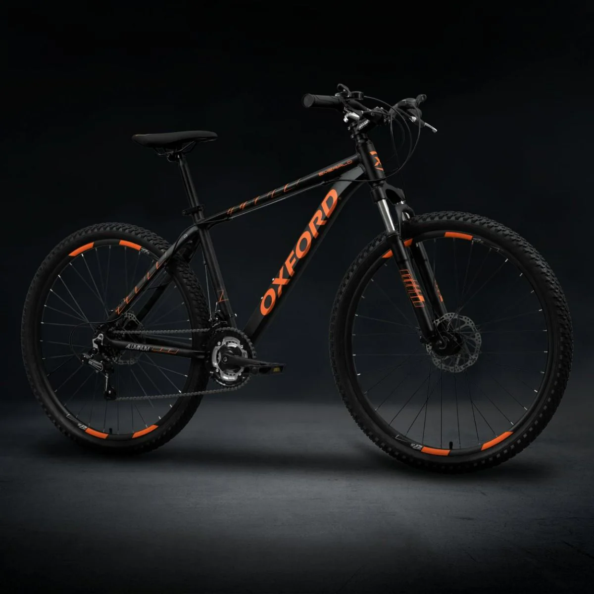 Oxford Bicicleta Aro 27.5 Emerald Negro/Naranja - Image 3