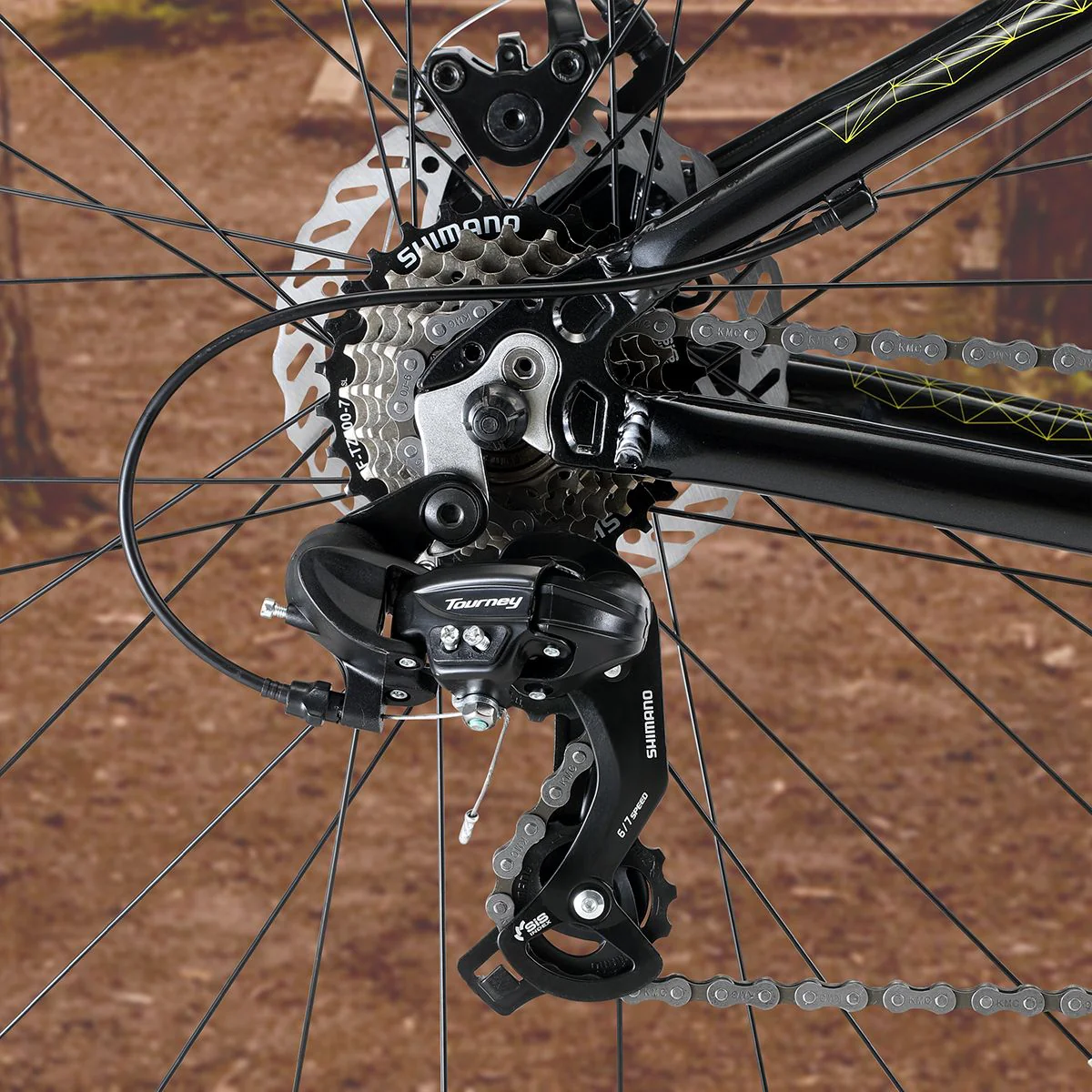 Oxford Bicicleta Aro 27.5 Merak 1 Negra - Image 9