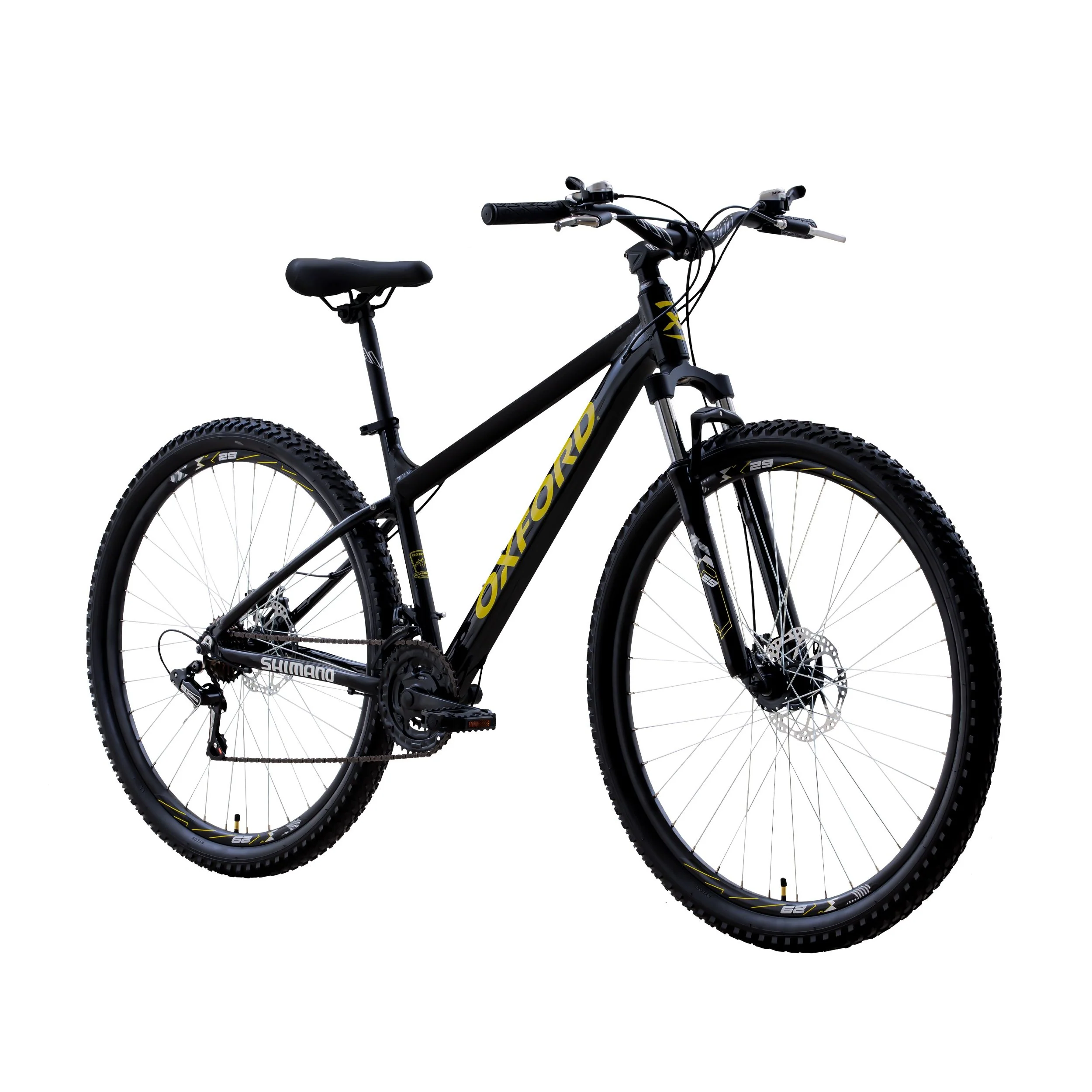 Oxford Bicicleta Everest 21V Negro/Amarillo - Image 2