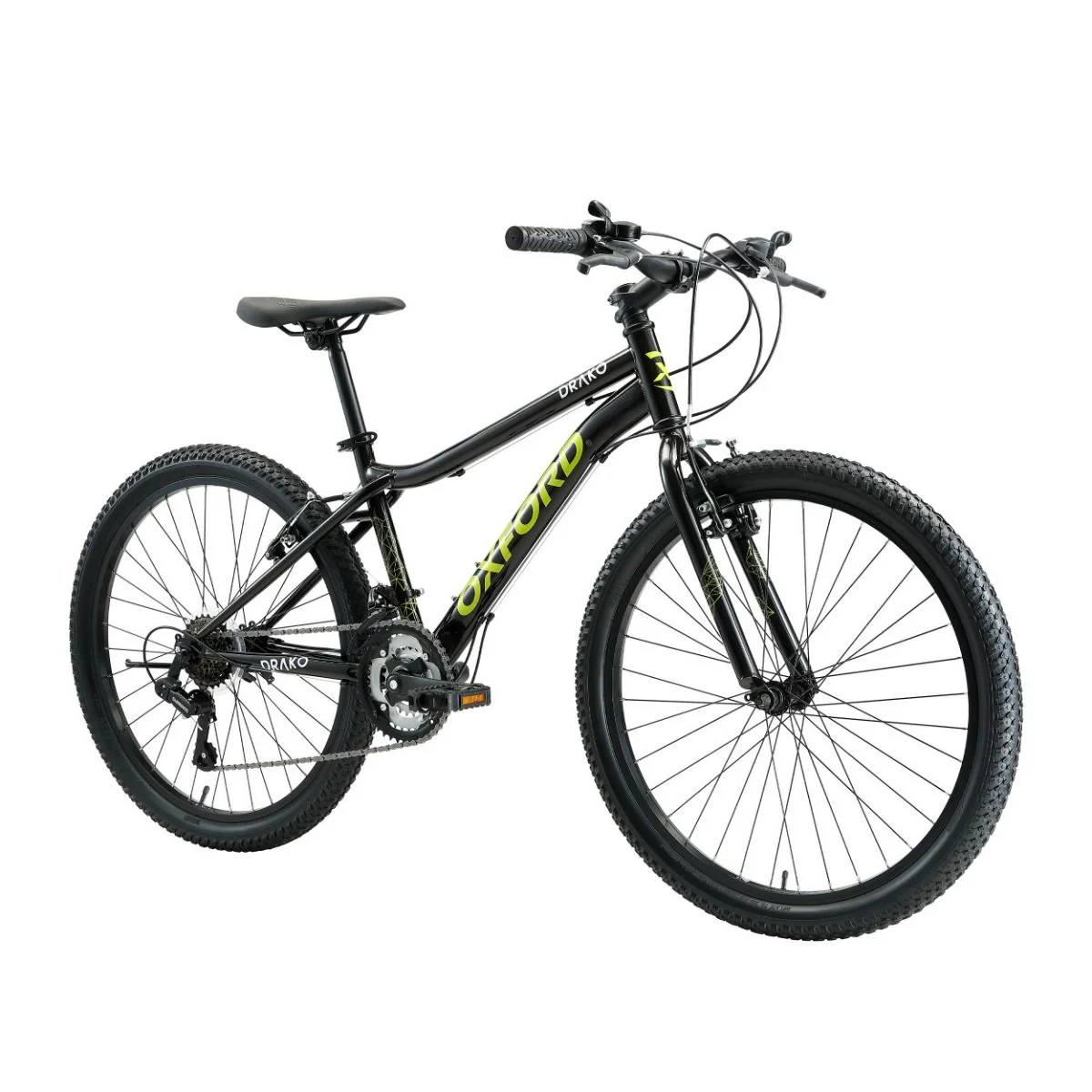 Oxford Bicicleta Infantil Drako Aro 24 Negro-Verde - Image 2