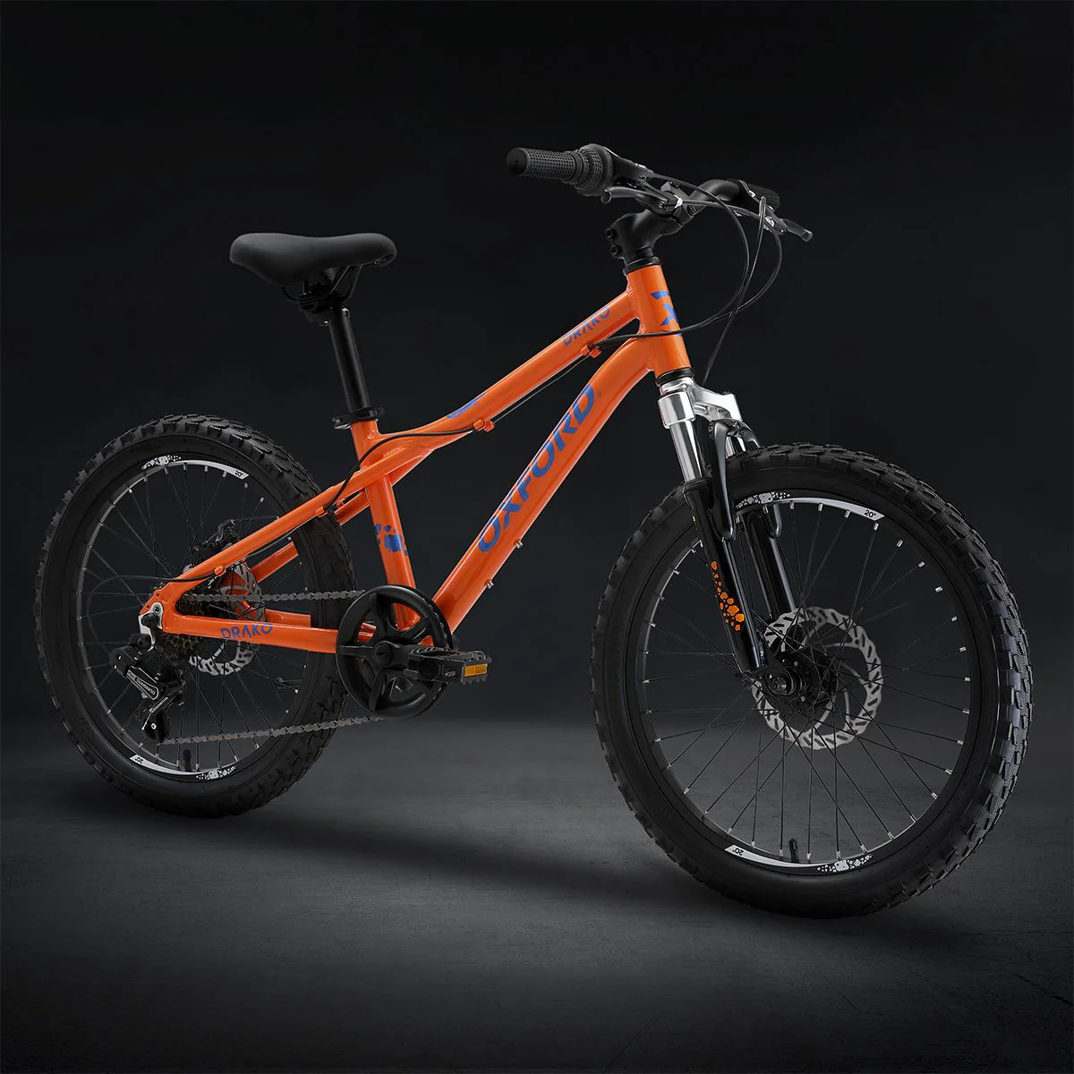 Oxford Bicicleta Infantil Drako Suspensión Aro 20 Naranja/Azul - Image 2