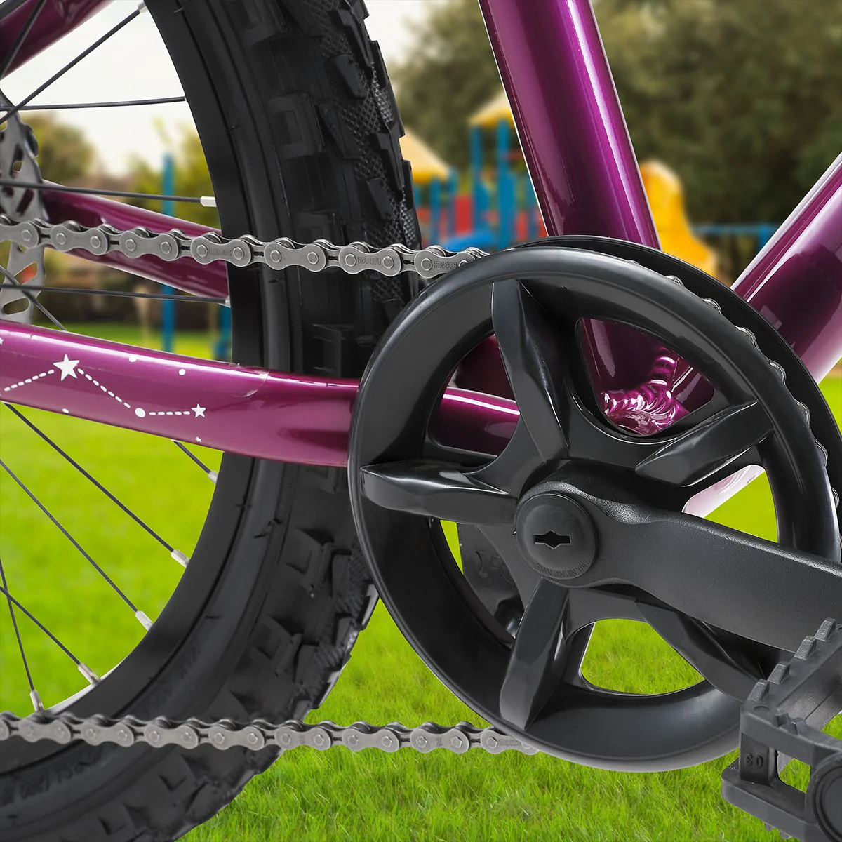 Oxford Bicicleta Infantil Luna Suspensión Aro 20 Morado - Image 5