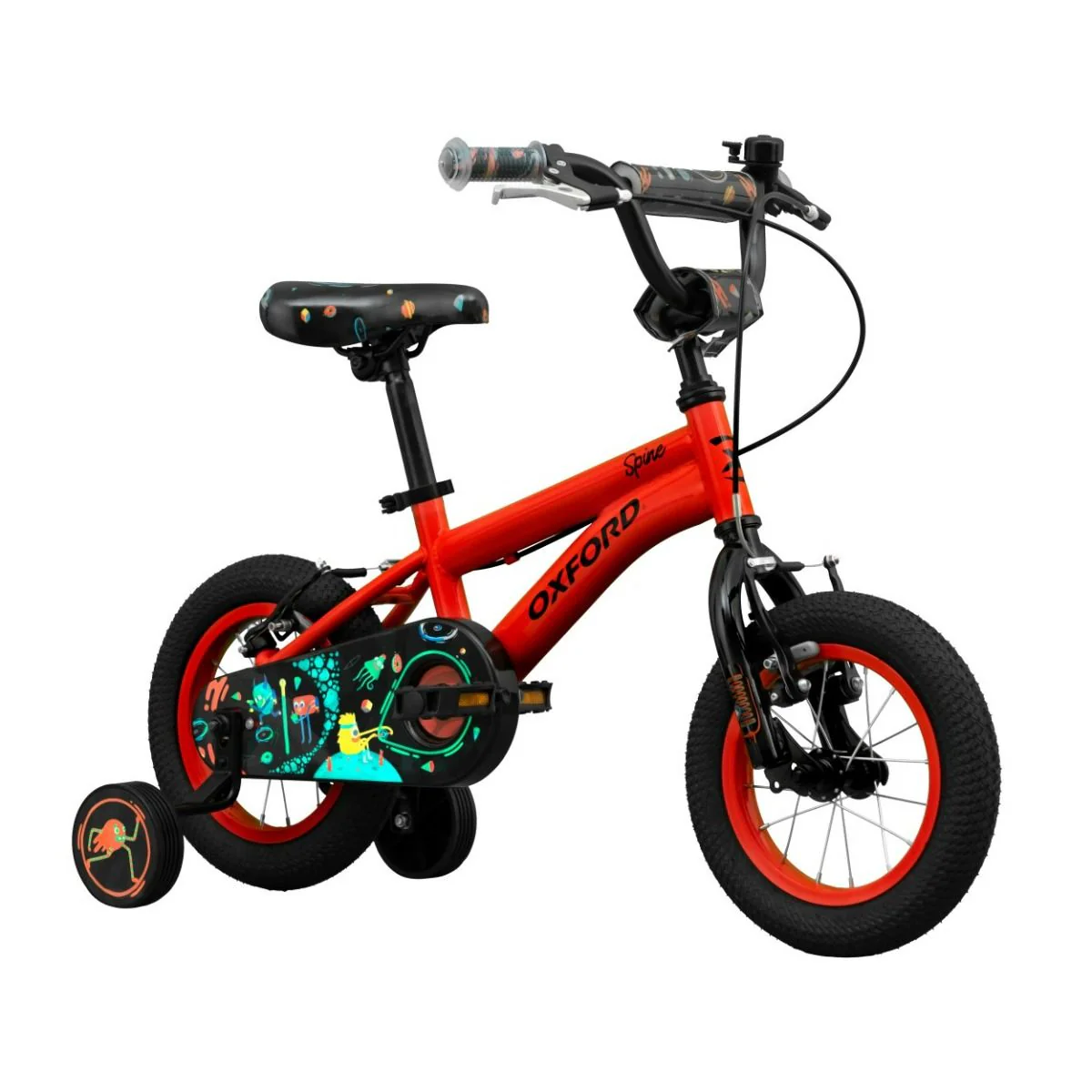 Oxford Bicicleta Infantil Spine Aro 12 Rojo/Negro - Image 2