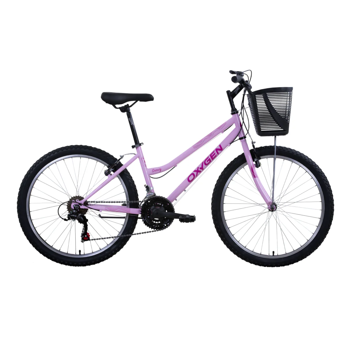 Oxygen Bicicleta Infantil Snowy 18V Rosado