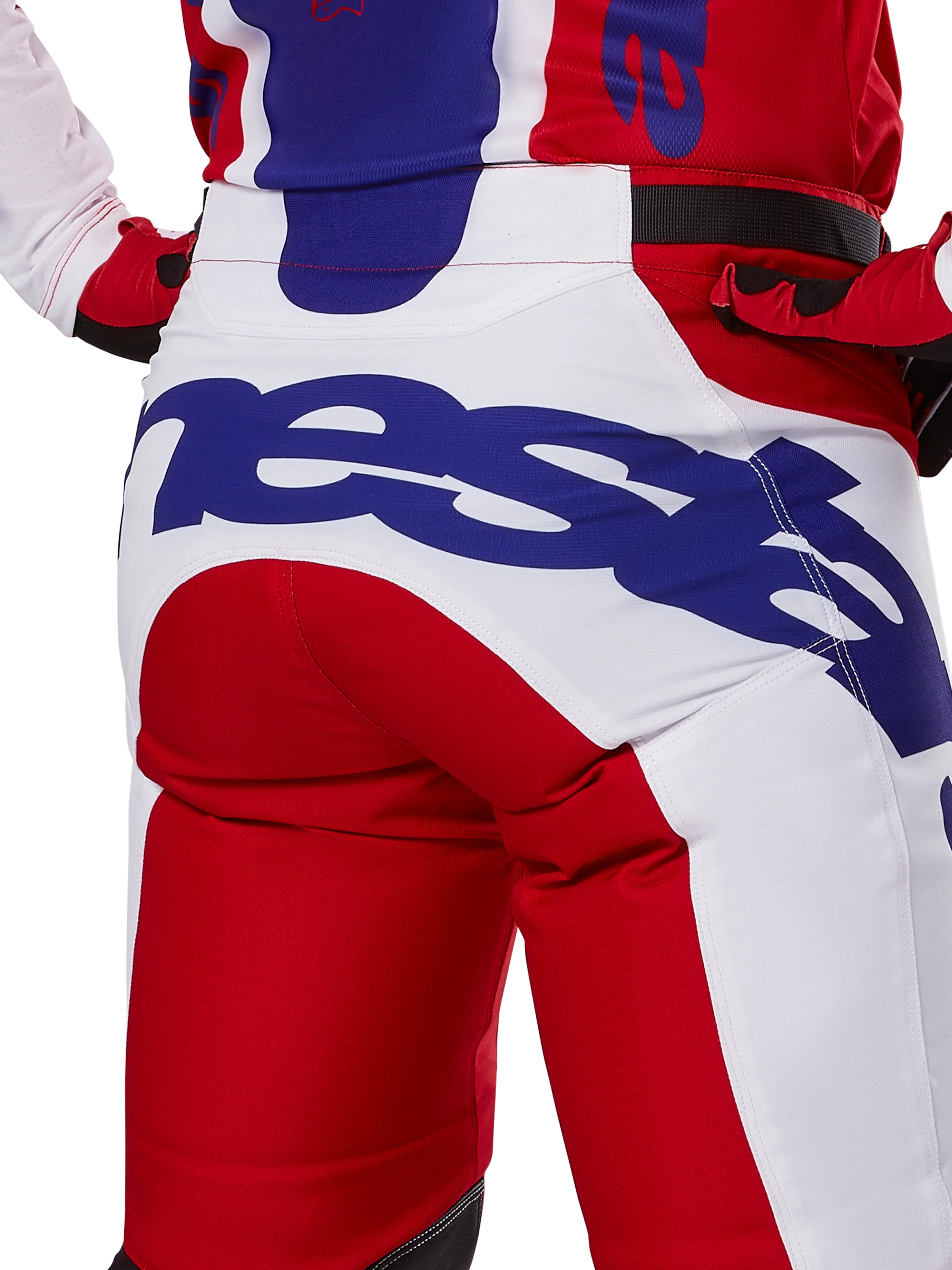 Pantalon Alpinestars Racer Veil Rojo/Blanco - Image 3