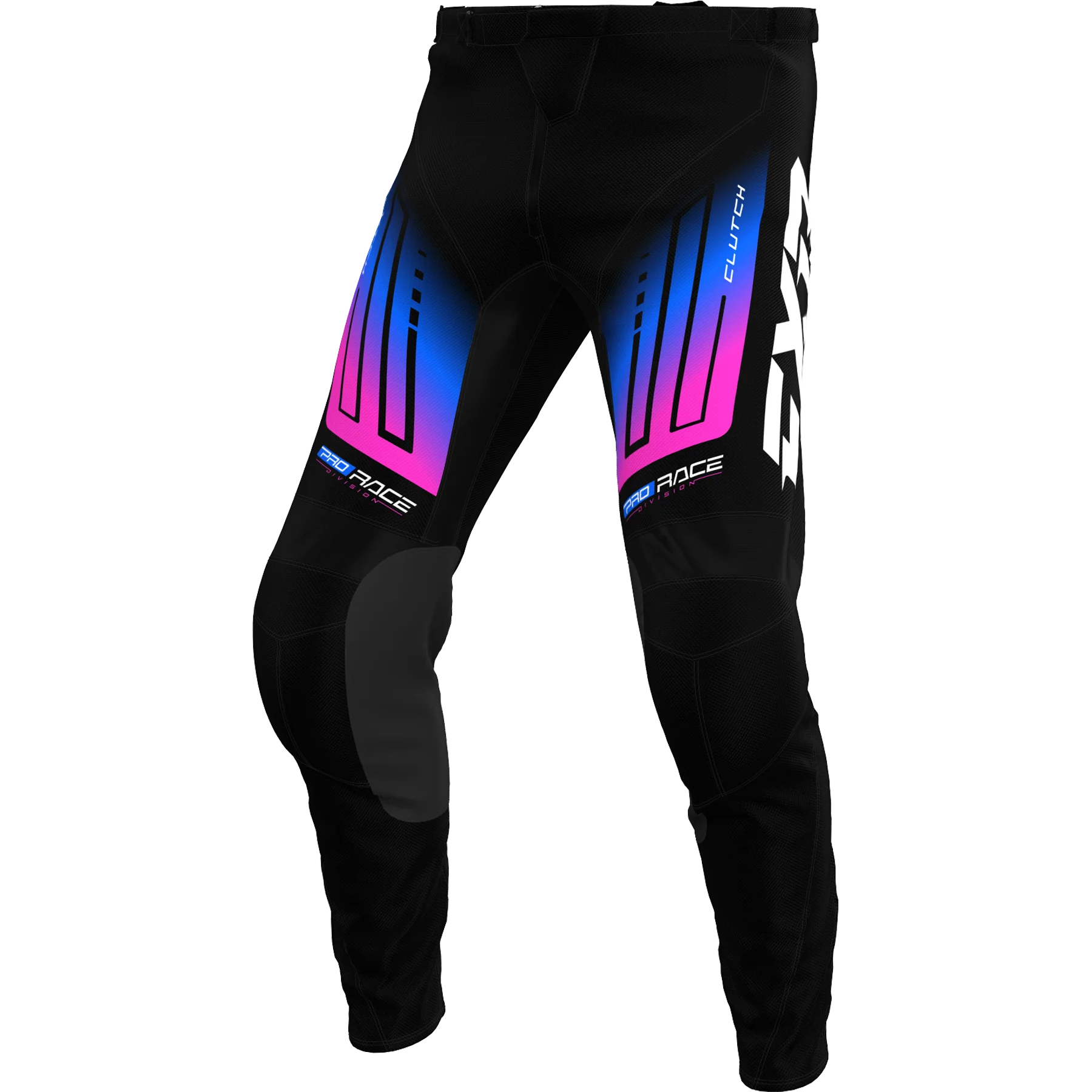 Pantalón Moto FXR Clutch Negro/Azul/Pink