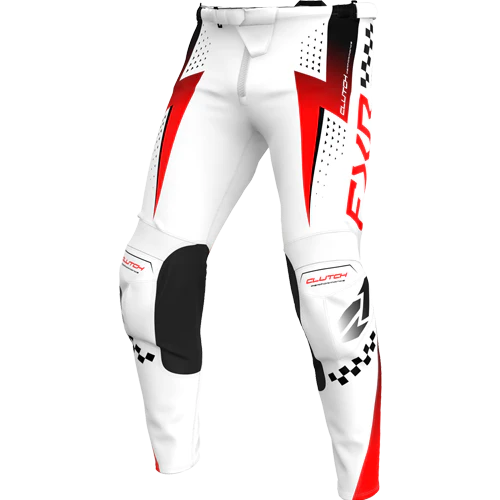 Pantalón Fxr Clutch Pro 26 White/Red/Black