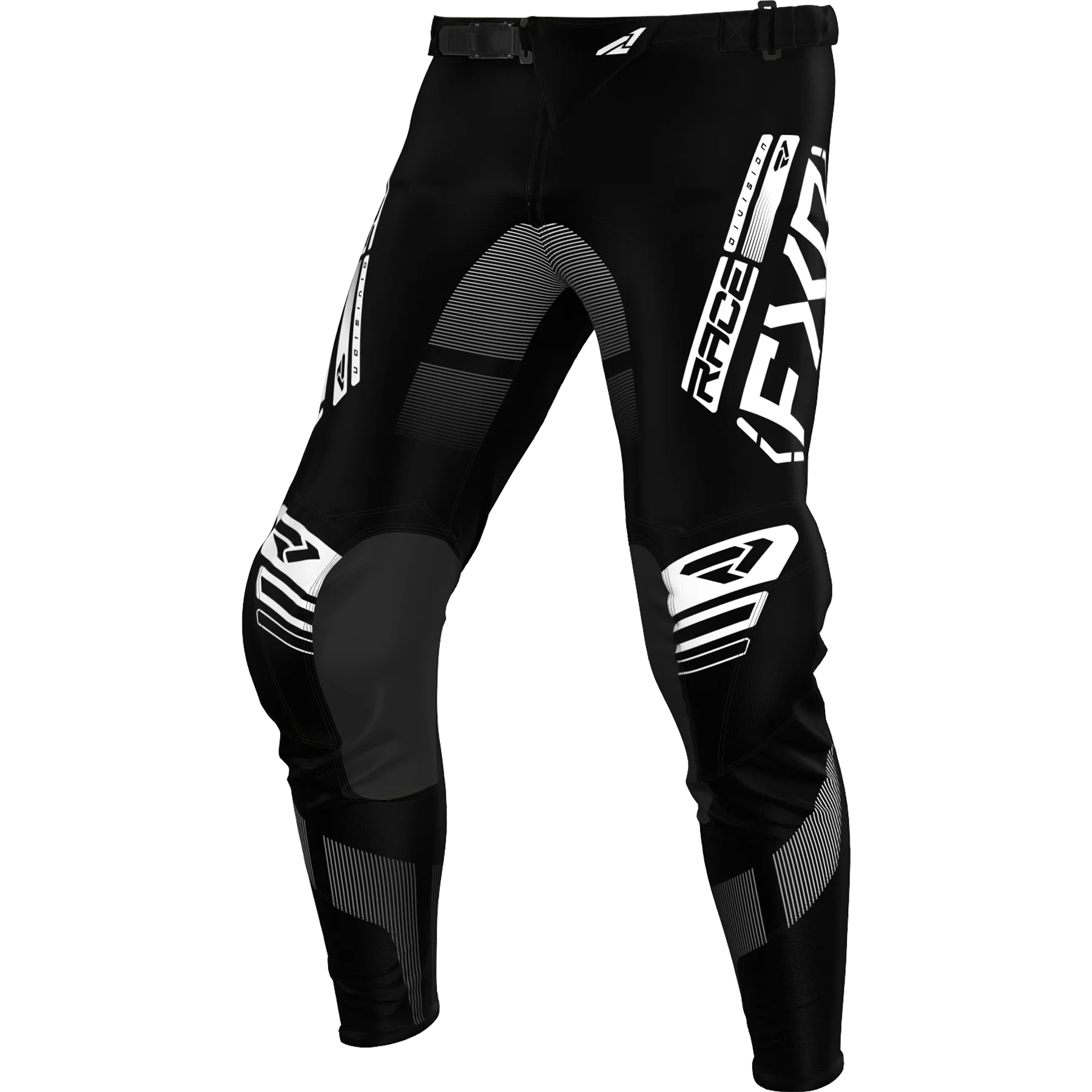 Pantalón Moto FXR Podium Negro/Blanco