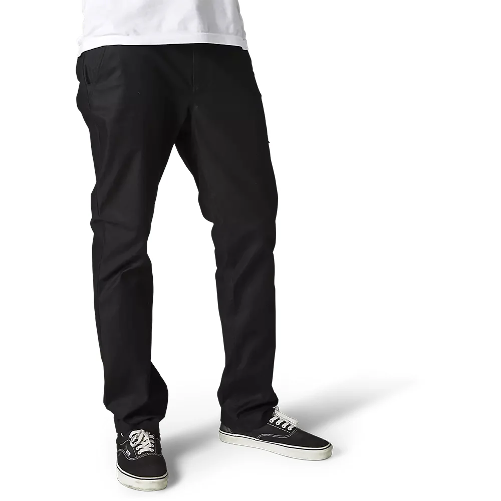 Pantalon Lifestyle Essex Slim Elastico Negro Fox