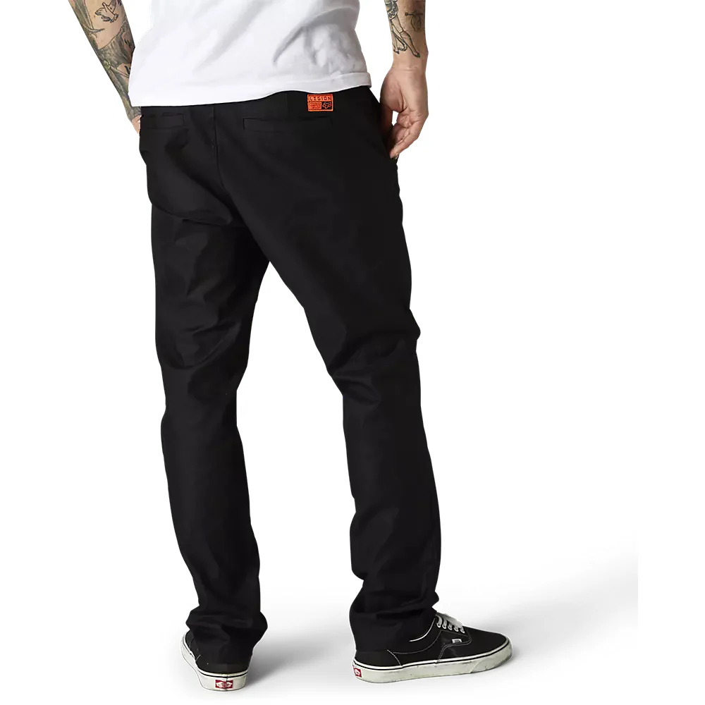 Pantalon Lifestyle Essex Slim Elastico Negro Fox - Image 2
