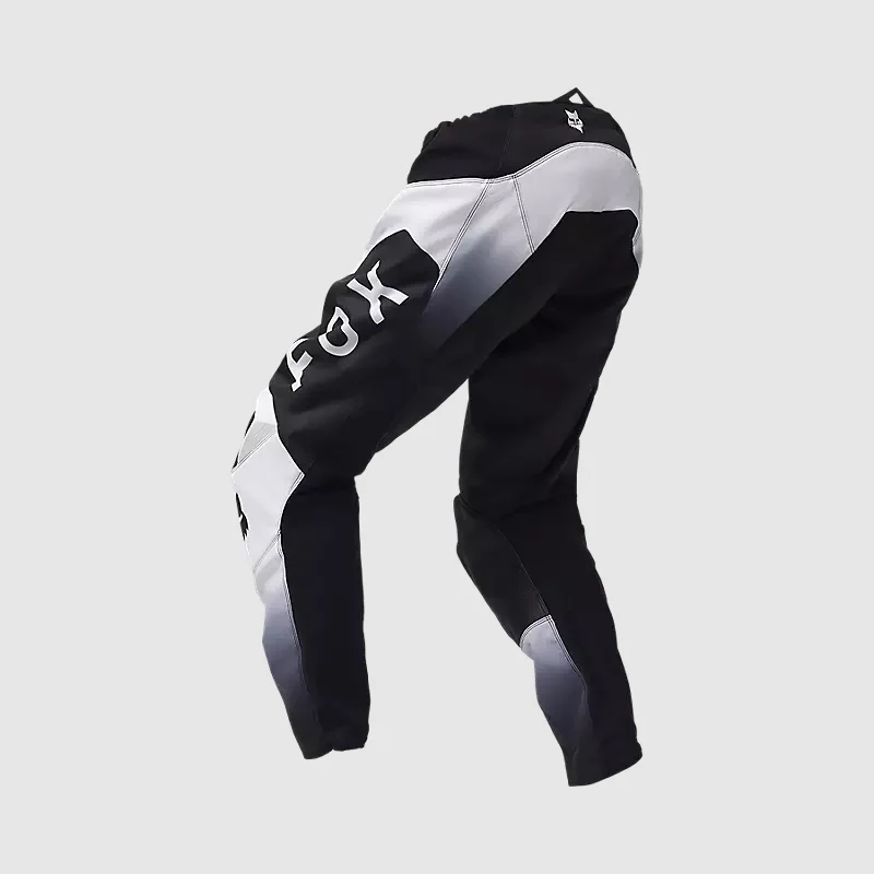 Pantalon Moto 180 Lean Negro/Blanco Fox - Image 2