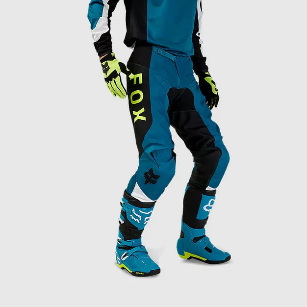 Pantalon Moto 180 Nitro Azul Petroleo Fox - Image 5