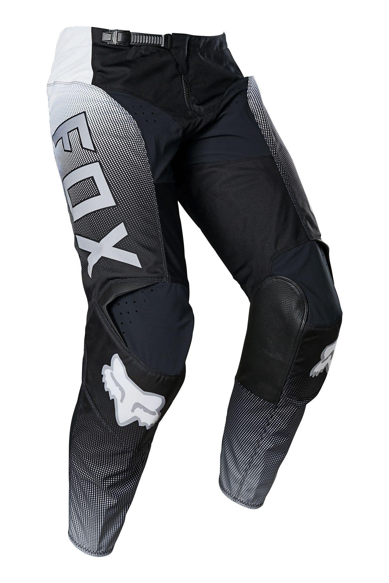 Pantalón Moto 180 Oktiv Negro/Blanco Fox Racing - Image 3