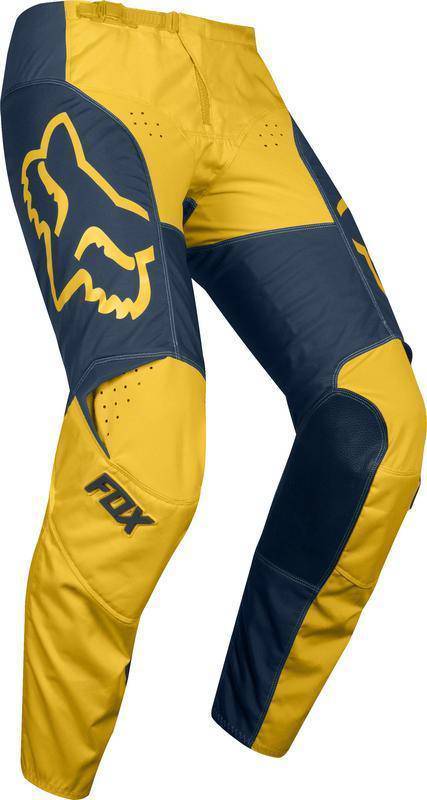 Pantalon Moto 180 Przm Azul Amarillo Fox Racing. - Image 3