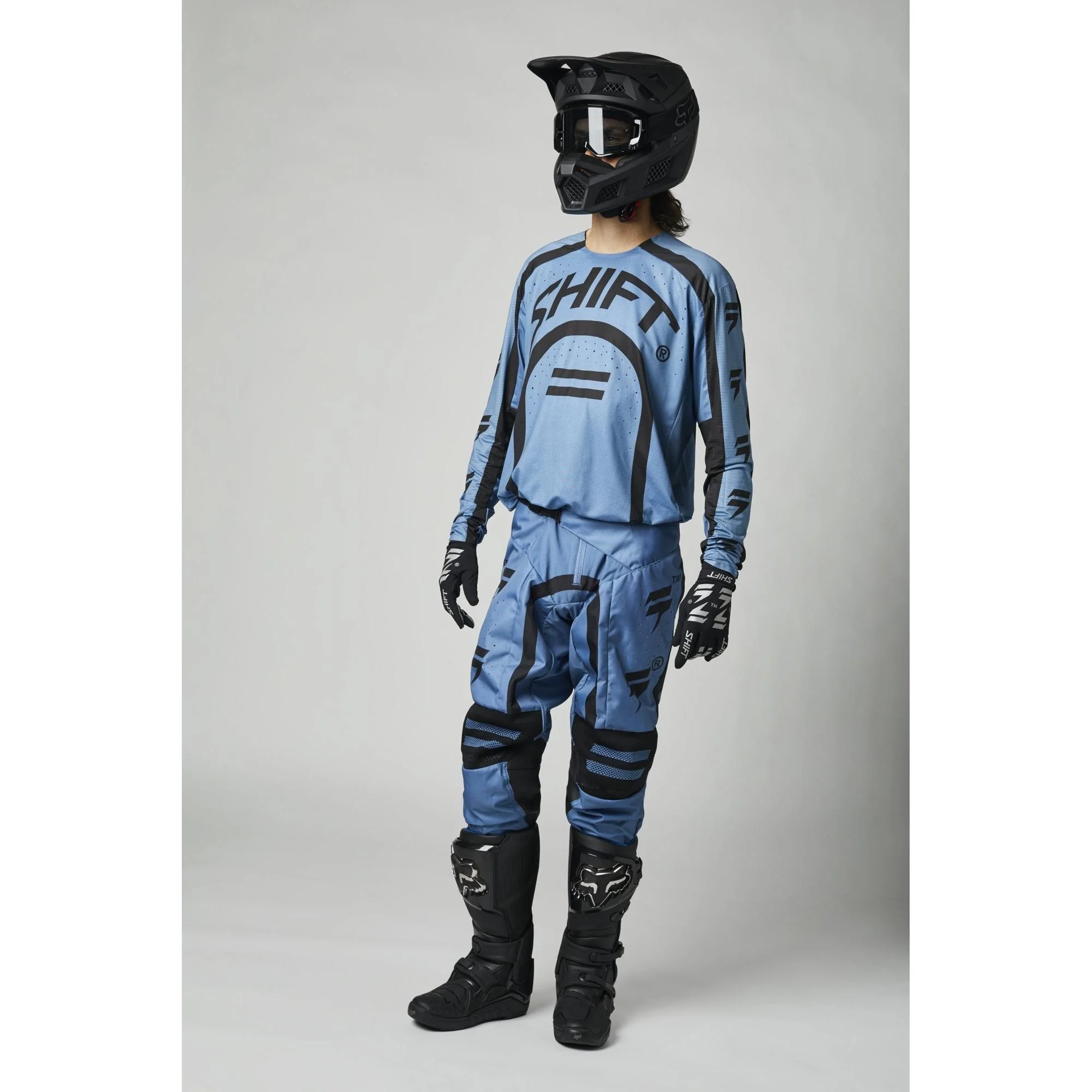 Pantalon Moto 3Lack Label Curv Grafito Shift - Image 2