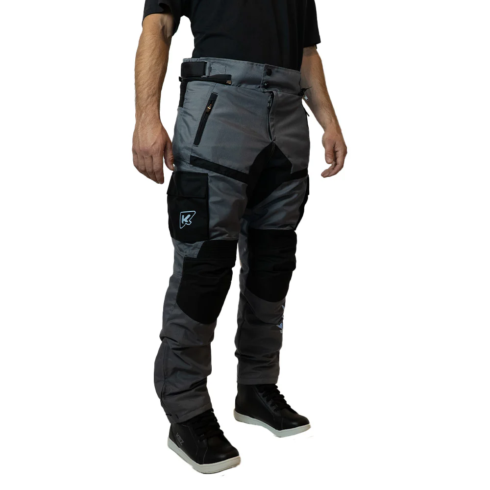Pantalon Moto Calle Prime Nomad Gris Kmz