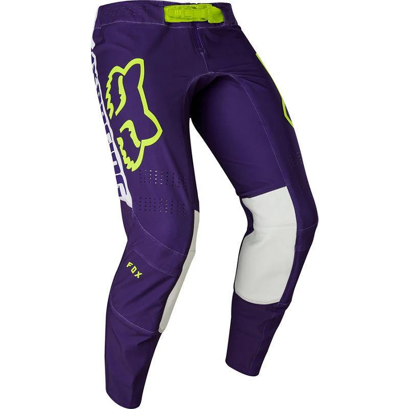 Pantalón Moto Flexair Honr Le Morado/Amarillo Fox Racing - Image 3