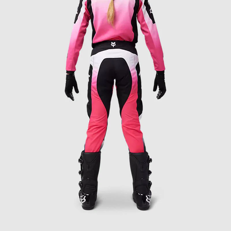 Pantalon Moto Mujer 180 Blackout  Negro/Rosado Fox - Image 4