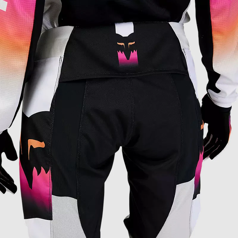 Pantalon Moto Mujer 180 Flora Negro/Rosado Fox - Image 10