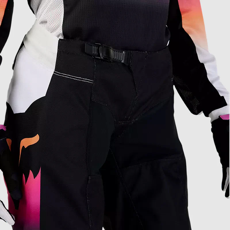 Pantalon Moto Mujer 180 Flora Negro/Rosado Fox - Image 8