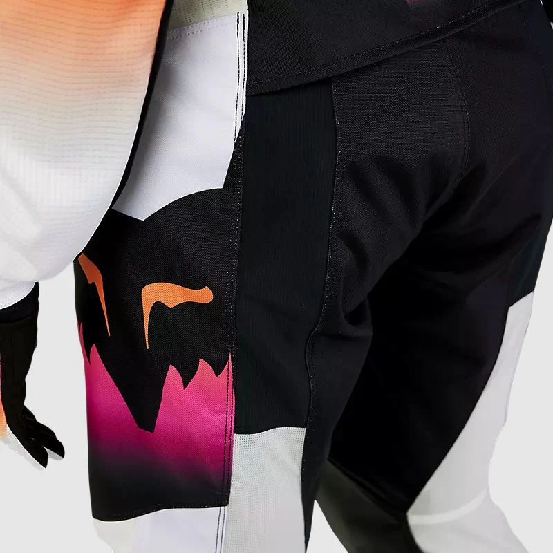 Pantalon Moto Mujer 180 Flora Negro/Rosado Fox - Image 9