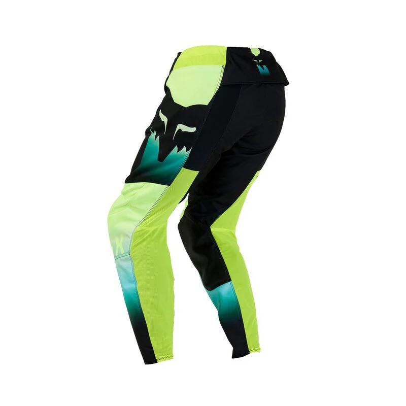 Pantalon Moto Niña 180 Flora Negro/Amarillo Fox - Image 2