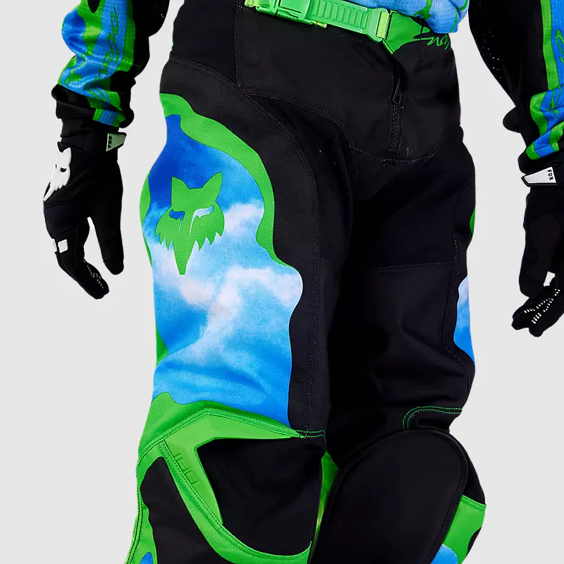 Pantalon Moto Niño 180 Atlas Celeste/Verde Fox - Image 5