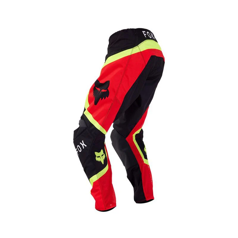 Pantalon Moto Niño 180 Ballast Rojo/Amarillo Fox - Image 2