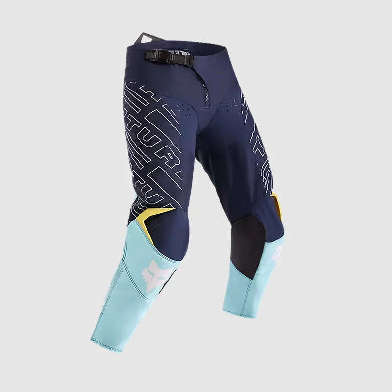 Pantalon Moto Niño 180 Elevated Azul Fox