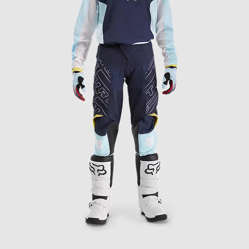 Pantalon Moto Niño 180 Elevated Azul Fox - Image 3