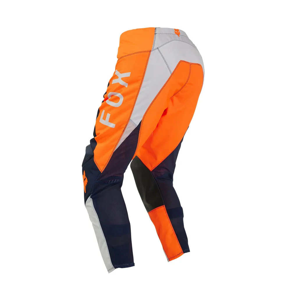 Pantalon Moto Niño 180 Nitro Naranjo Fox - Image 2