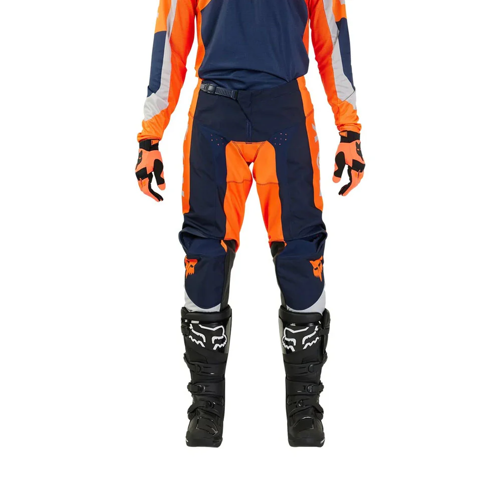 Pantalon Moto Niño 180 Nitro Naranjo Fox - Image 3