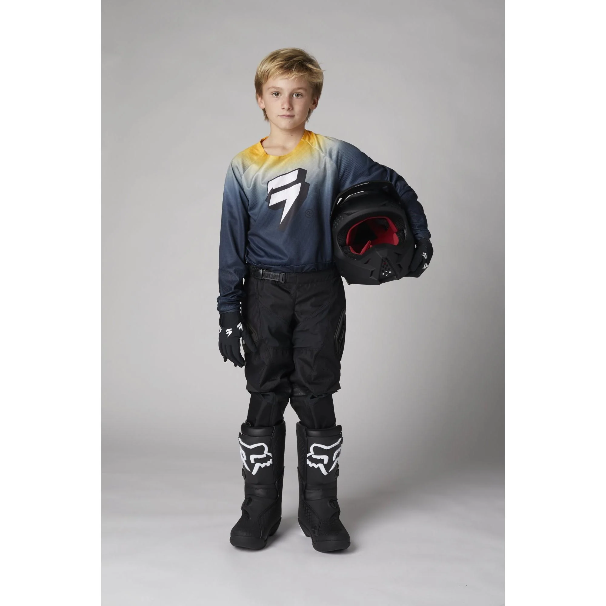 Pantalon Moto Niño Whit3 Label Blak Negro Shift - Image 3