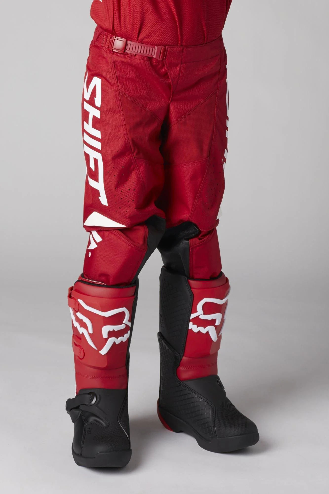 Pantalon Moto Niño Whit3 Label Trac Rojo Shift - Image 5