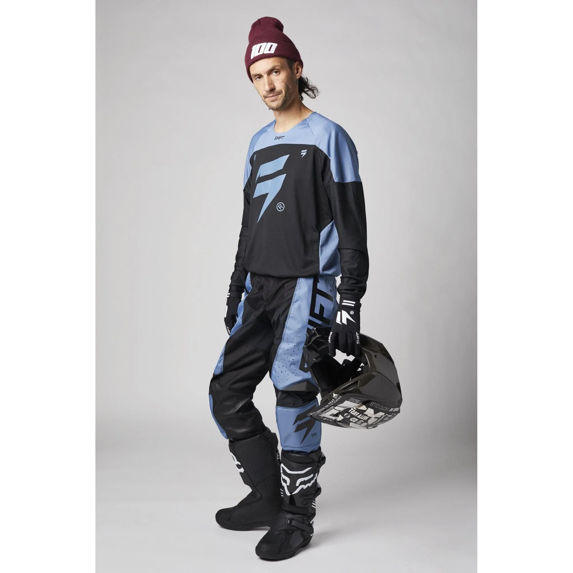Pantalon Moto Whit3 Label Trac Grafito Shift - Image 2