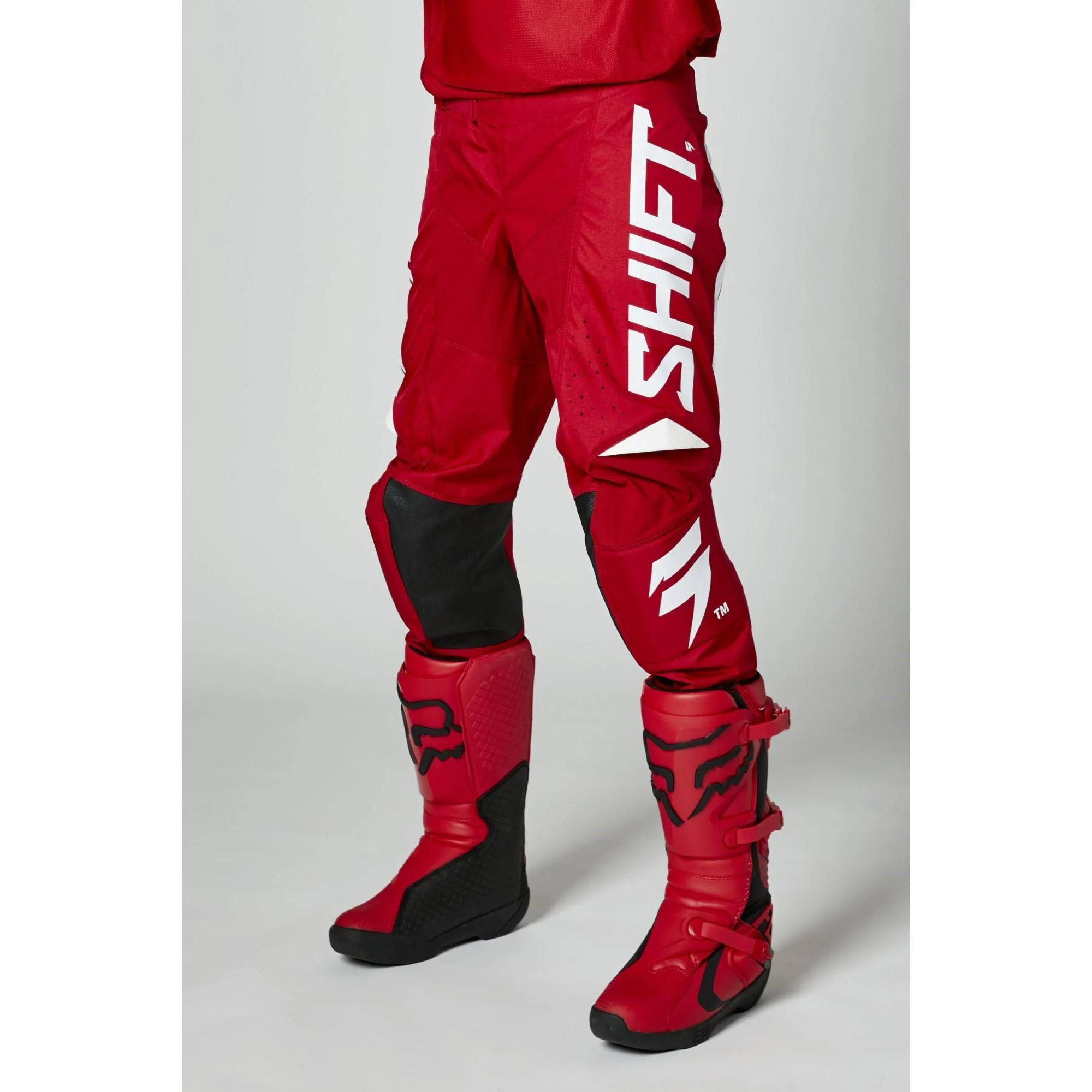 Pantalon Moto Whit3 Label Trac Rojo Shift