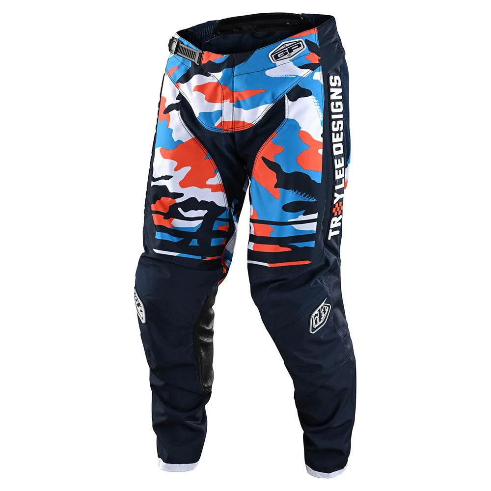 Pantalones de Moto GP Formula Azul/ Naranjo Troy Lee Designs