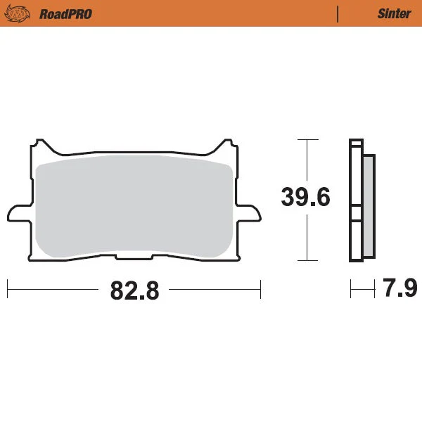 Pastilla de freno Moto-Master RoadPRO Sinter delantera HONDA