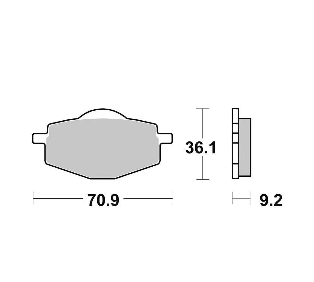 Pastillas de freno sinterizadas 07YA14SD para Yamaha | Brembo - Image 2